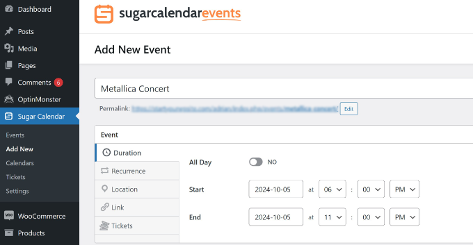 Add new calendar events Add new calendar events