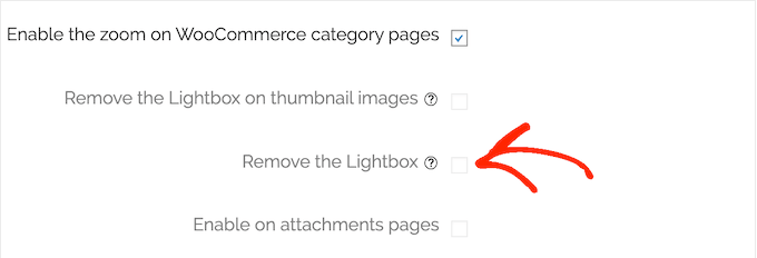 How to disable the magnifying glass in a lightbox gallery How to disable the magnifying glass in a lightbox gallery