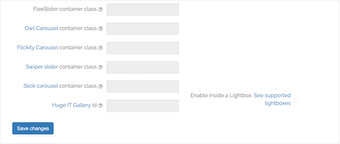 How to enable integrations with various gallery WordPress plugins How to enable integrations with various gallery WordPress plugins