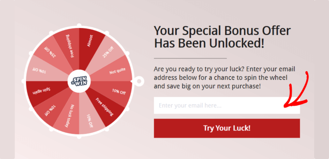 Use Gamification Elements Like Spin-to-Win Use Gamification Elements Like Spin-to-Win