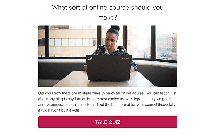 Create an Interactive Quiz Create an Interactive Quiz