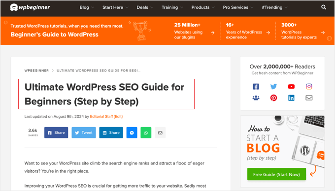Esempio di post pilastro di un cluster Esempio di post pilastro di un cluster