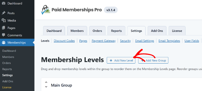 Agregar nuevos niveles