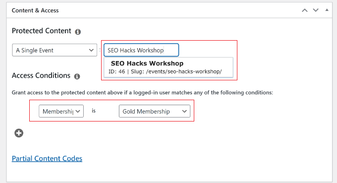 Ingresar el nombre de tu evento
