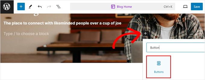 Adding a call to action button in full site editor for the hero section Adding a call to action button in full site editor for the hero section