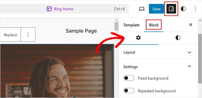 Configuring the scroll effect for the cover block in full site editor Configuring the scroll effect for the cover block in full site editor