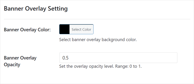 Changing the background image overlay color in Hero Banner plugin Changing the background image overlay color in Hero Banner plugin