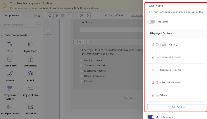 Adding multiple choice Adding multiple choice