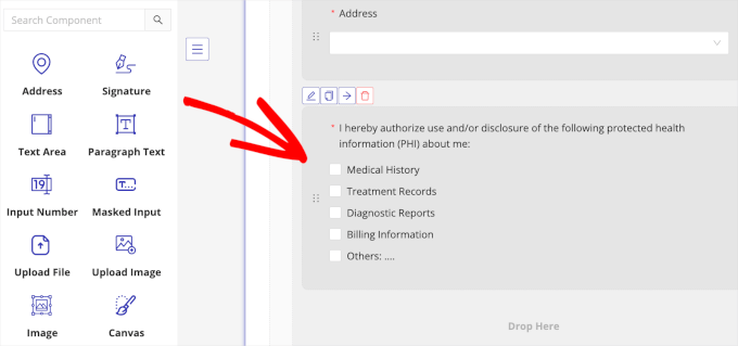 Adding signature box Adding signature box