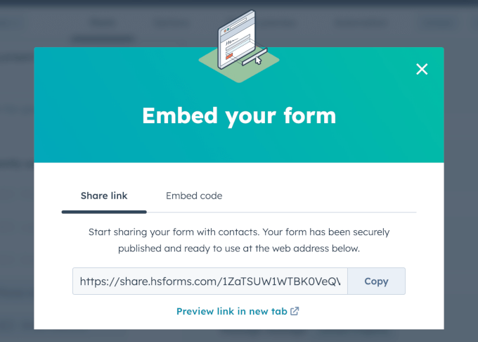 Embed methods in HubSpot form builder Embed methods in HubSpot form builder