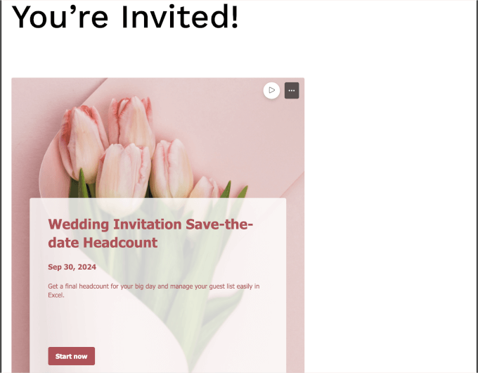 Microsoft Forms on a live website Microsoft Forms on a live website