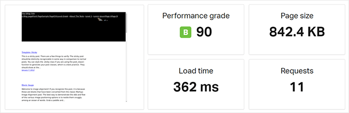 Scala Hosting speed test