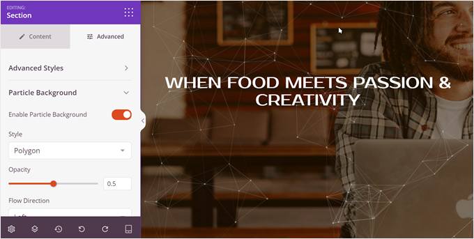 Adding an animated background in SeedProd Adding an animated background in SeedProd