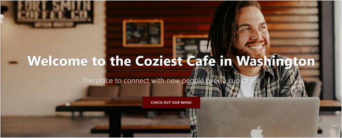 A hero image made with the Sydney theme A hero image made with the Sydney theme