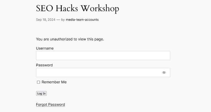 View members only event MemberPress View members only event MemberPress