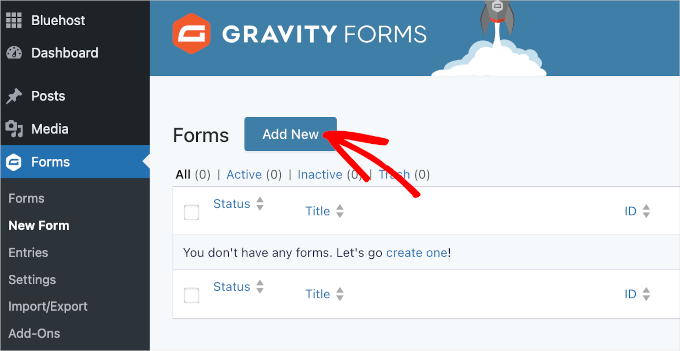 Creating a new form with Gravity Forms Creating a new form with Gravity Forms