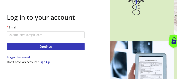 Logging in to HIPAAtizer Logging in to HIPAAtizer