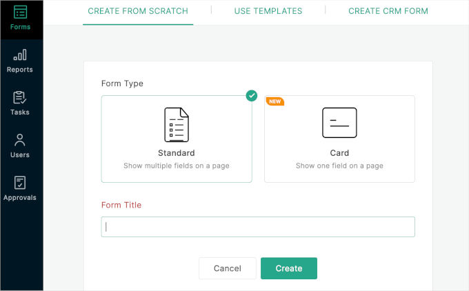 zohThree ways to create Zoho Forms Three ways to create Zoho Forms