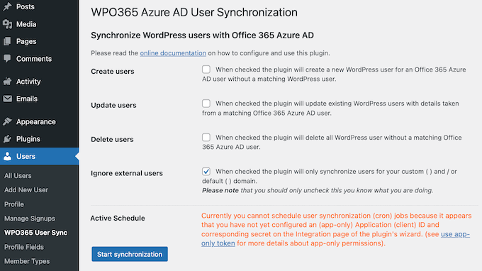 Jak zsynchronizować użytkowników WordPress z Azure AD