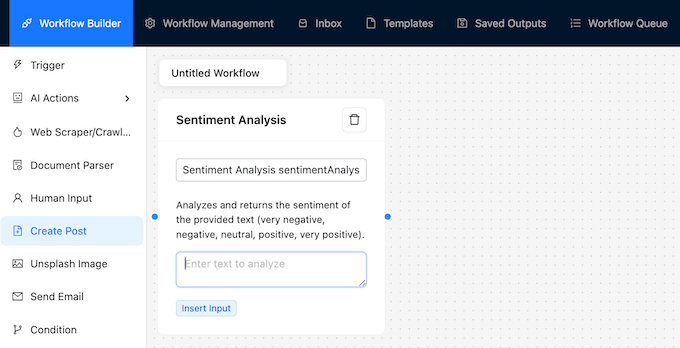 Configuring nodes in a drag-and-drop editor Configuring nodes in a drag-and-drop editor