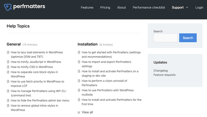 An example of online documentation An example of online documentation