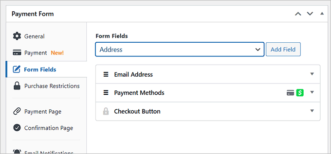 Add form fields in WP Simple Pay Add form fields in WP Simple Pay