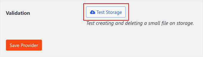 Testing the remote storage connection in Duplicator Testing the remote storage connection in Duplicator