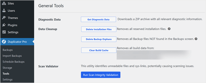 Deleting unnecessary files after restoring a Duplicator backup Deleting unnecessary files after restoring a Duplicator backup
