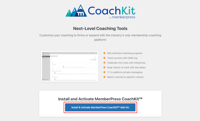 Installing CoachKit addon Installing CoachKit addon