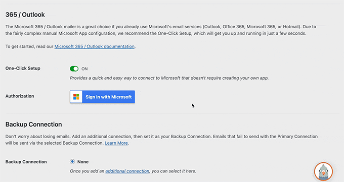 One click Outlook setup One click Outlook setup