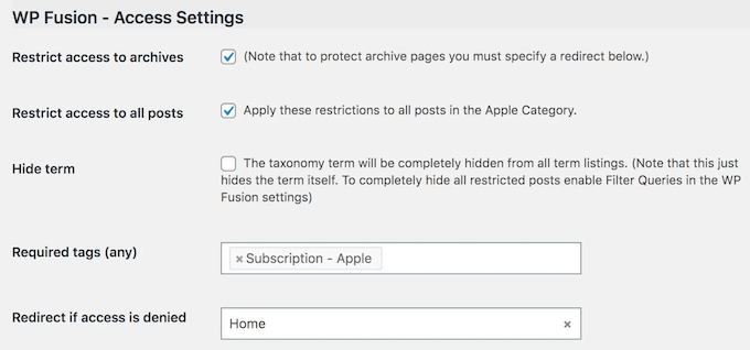 Hur du begränsar åtkomsten till ditt WordPress-innehåll med hjälp av dina CRM-taggar