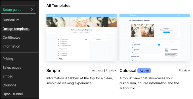 Teachable's templates Teachable's templates