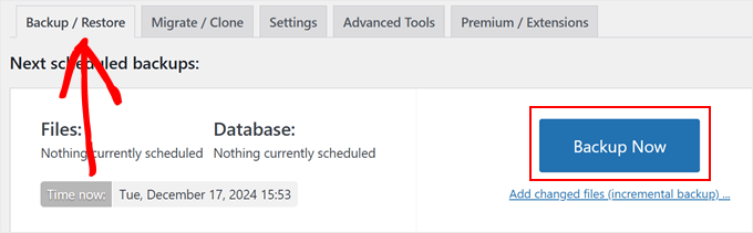 Sichern einer WordPress-Website mit UpdraftPlus Sichern einer WordPress-Website mit UpdraftPlus