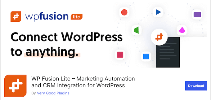 WP Fusion lite WordPress-plugin
