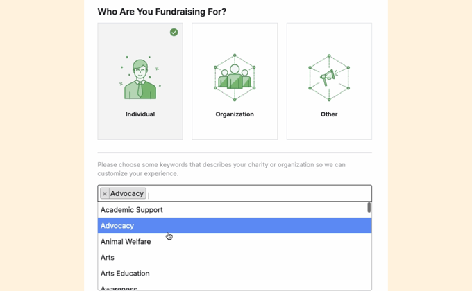 Charitable new onboarding tool Charitable new onboarding tool