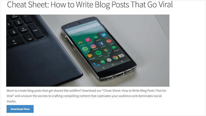 An example of a lead magnet, uploaded and distributed using Easy Digital Downloads An example of a lead magnet, uploaded and distributed using Easy Digital Downloads