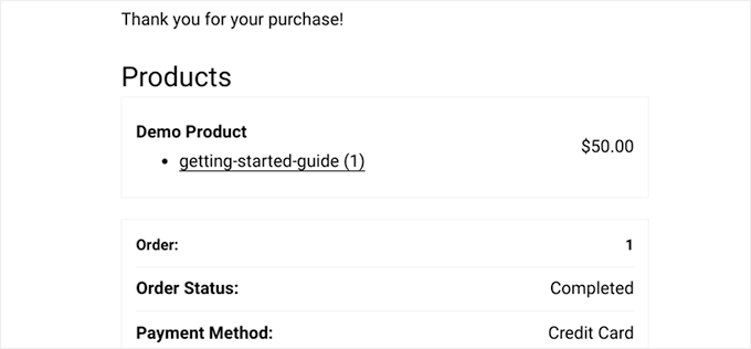 購入確認ページのプレビュー 購入確認ページのプレビュー