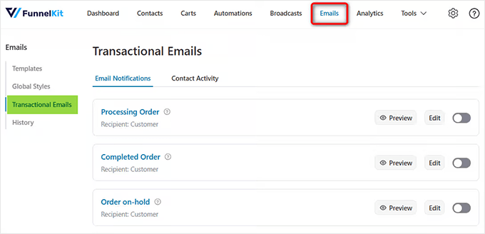 WooCommerce transactional email automations WooCommerce transactional email automations