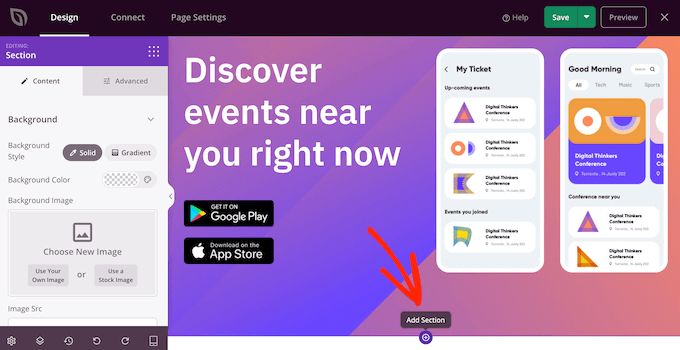 Añadir filas a un sitio web de una sola página Añadir filas a un sitio web de una sola página
