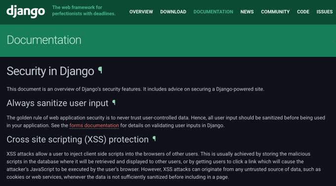 Django Security