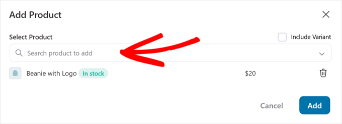 Adding products to an order bump in FunnelKit Adding products to an order bump in FunnelKit