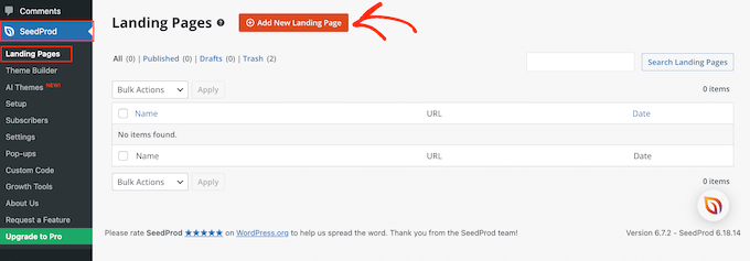 Cómo crear un sitio web de una sola página usando SeedProd Cómo crear un sitio web de una sola página usando SeedProd
