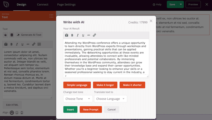Cómo ajustar tu texto generado por IA usando SeedProd Cómo ajustar tu texto generado por IA usando SeedProd