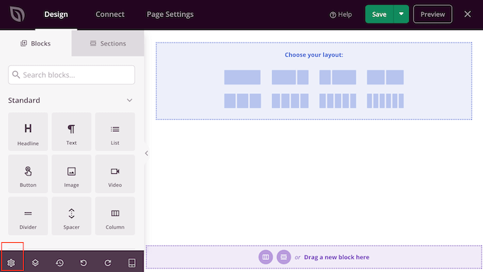 Cambiar la configuración de tu página de SeedProd Cambiar la configuración de tu página de SeedProd