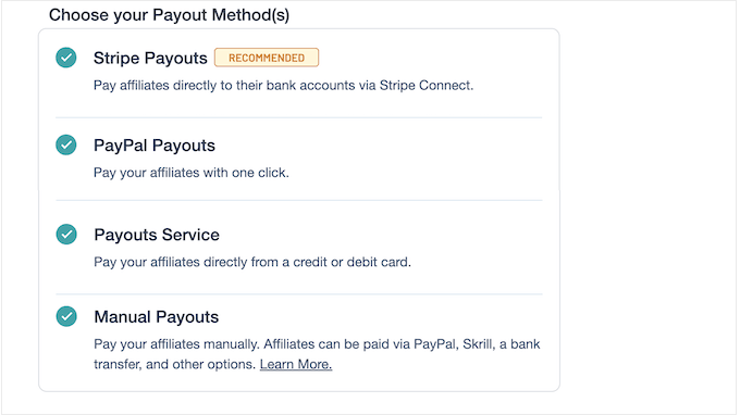 Come impostare un programma di affiliazione con pagamenti Stripe