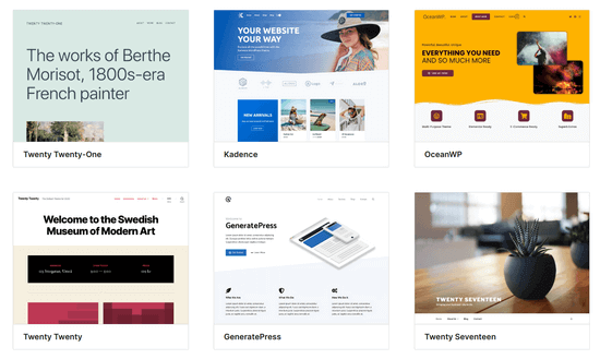 WordPress themes