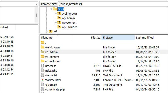 WordPress root folder WordPress root folder