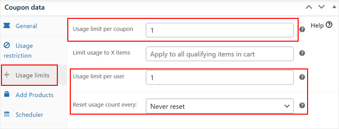 Enforcing coupon usage limit in Advanced Coupons