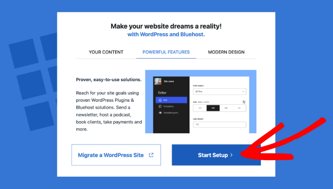 BluehostとWordPressを使用してレンタカーウェブサイトをセットアップする方法