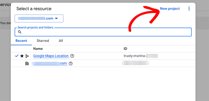 Kliknij przycisk Nowy projekt
